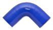 Bilde av Vibrant 4.5in I.D. x 3in Long Gloss Blue Silicone 90 Degree Elbow