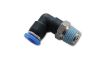 Bilde av Vibrant Male Elbow Pneumatic Vacuum Fitting (1/8in NPT Thread) - for use with 5/32in (4mm) OD tubing