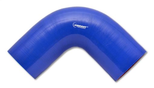 Bilde av Vibrant 4 Ply Reinforced Silicone Elbow Connector - 2in I.D. - 90 deg. Elbow (BLUE)