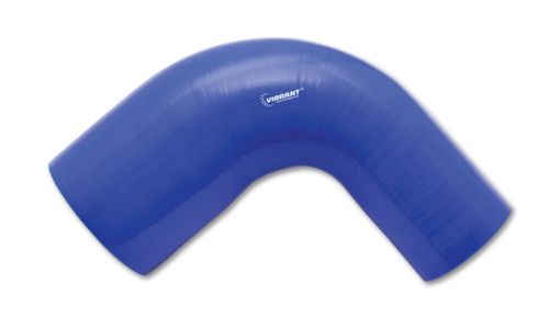 Bilde av Vibrant 4 Ply Reinforced Silicone 90 degree Transition Elbow - 2.5in I.D. x 2.75in I.D. (BLUE)