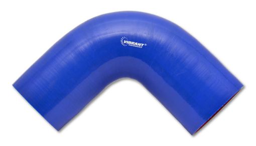 Bilde av Vibrant 4 Ply Reinforced Silicone Elbow Connector - 1.75in I.D. - 90 deg. Elbow (BLUE)