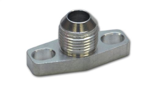 Bilde av Vibrant Billet Alum Oil Drain Flange w/ integrated -10 AN fitting for GT15-GT35 Ball Bearing Turbos