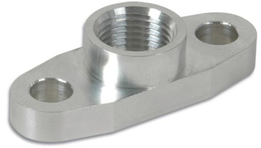 Bilde av Vibrant Billet Aluminum Oil Drain Flange (T3 T3/T4 and T04) - tapped 1/2in NPT