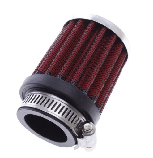 Bilde av Vibrant Crankcase Breather Filter w/ Chrome Cap - 32mm ID